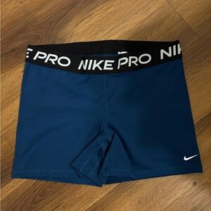 Nike Pro Navy Blue Compression Shorts